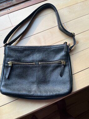 Fossil Black crossover purse